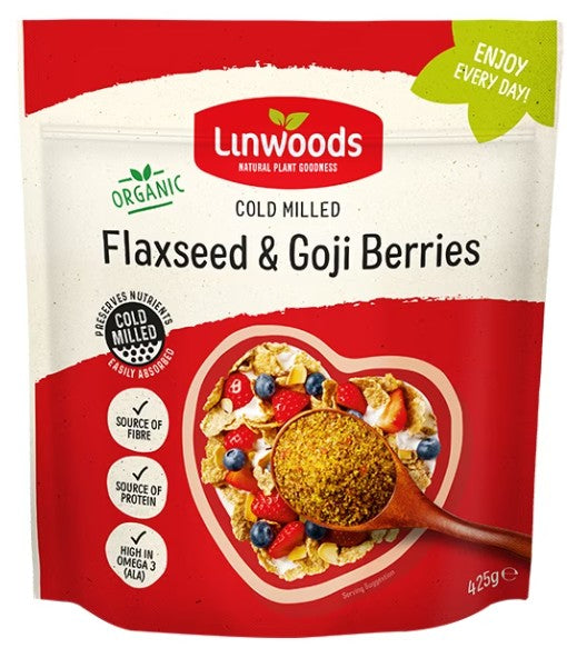 Milled Flaxseed &amp; Goji Berries (425g)