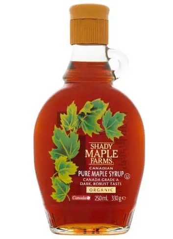 Organic Canadian Pure Maple Syrup - 330g - Shady Maple Farms