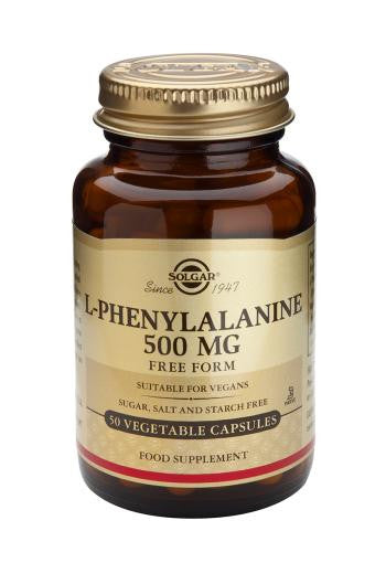 L-Phenylalanine 500 mg Vegetable Capsules - Health Emporium
