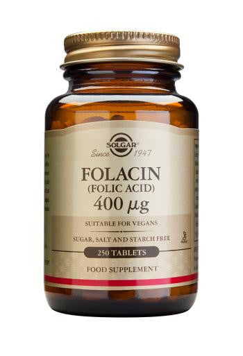 Folacin 400 µg (Folic Acid) 250 Tablets - Health Emporium
