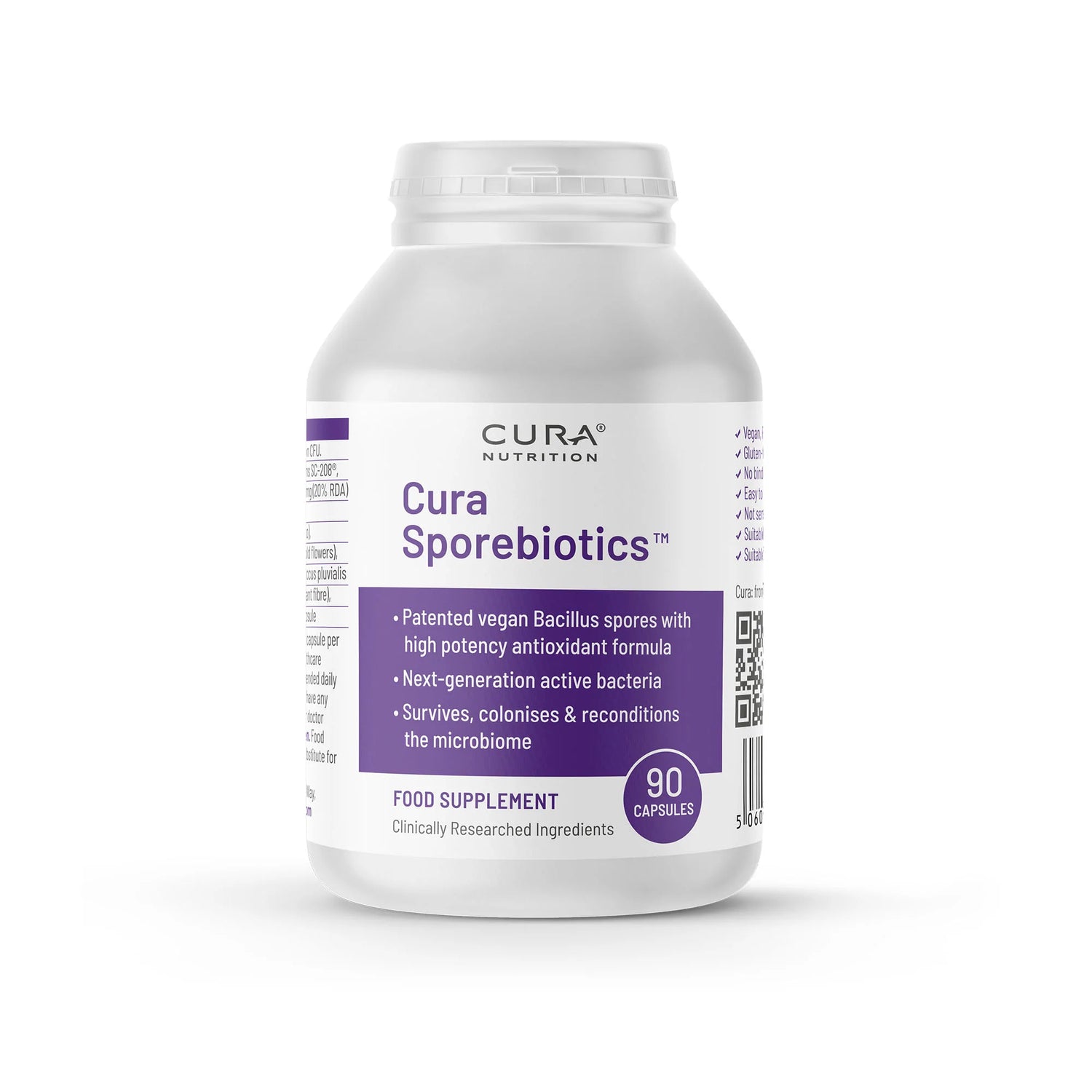 Cura Sporebiotics 90 Caps